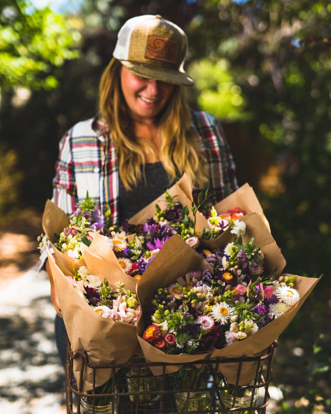 At the time this crate of bouquets brought me less than $200